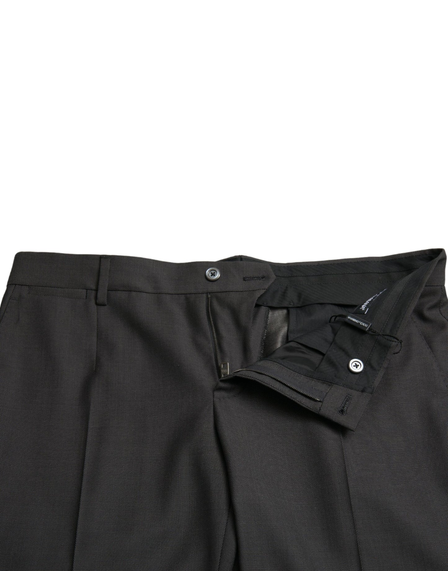 Pantalones de vestir ajustados elegantes de color gris oscuro