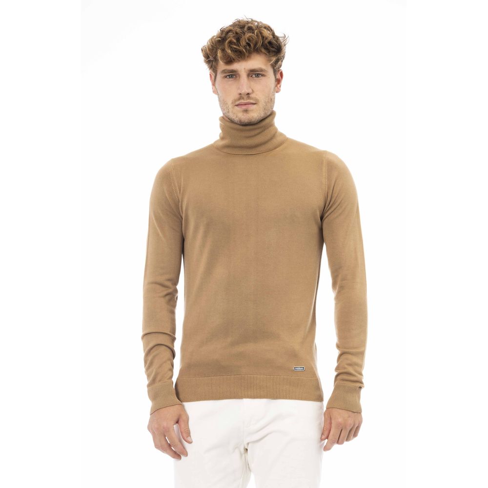 Suéter beige modal para hombre