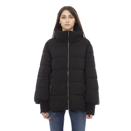 Black Polyamide Women Jacket