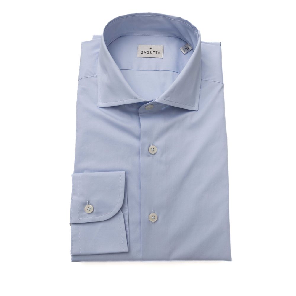 Light Blue Cotton Mens Shirt