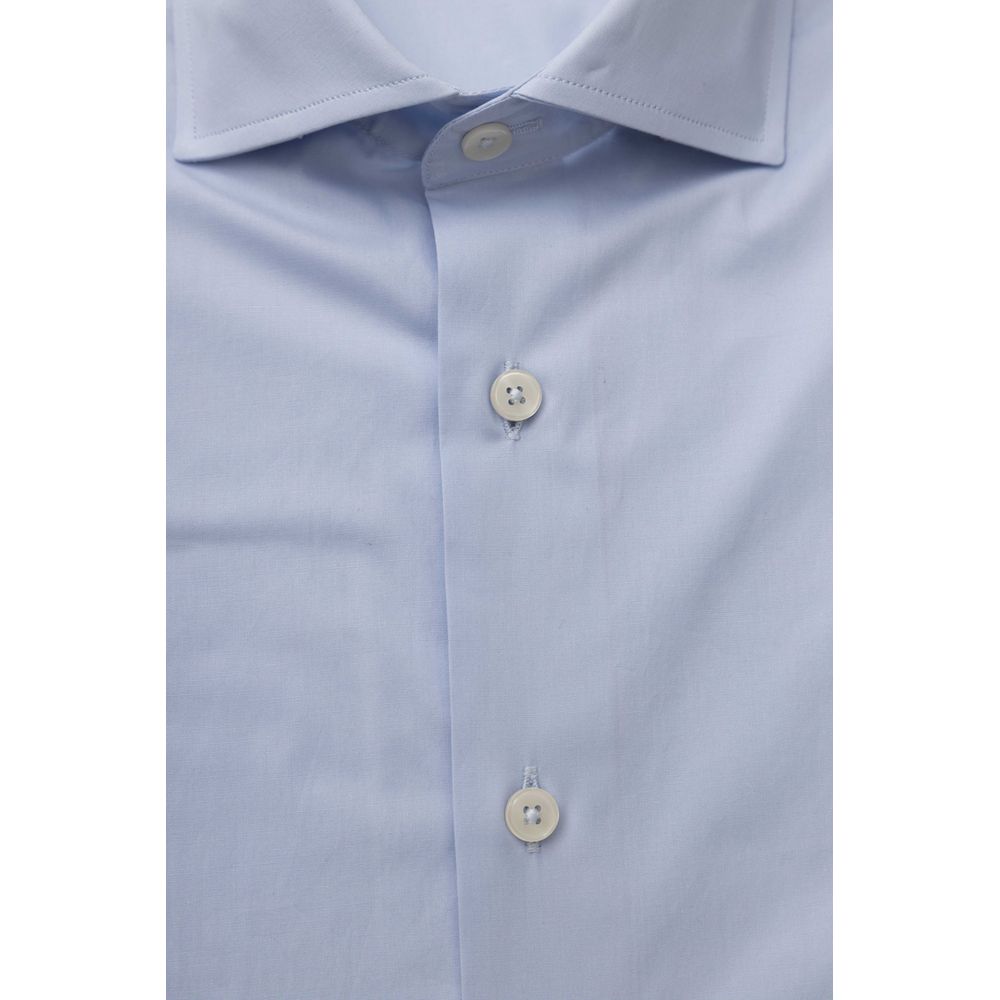 Light Blue Cotton Mens Shirt