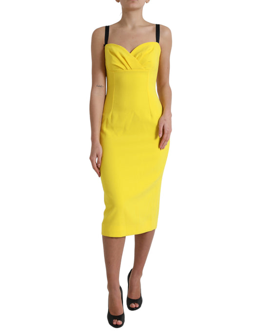 Vestido midi sin mangas Sunshine Chic