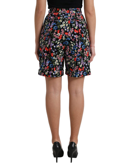 Chic Floral High Waist Hot Pants Shorts