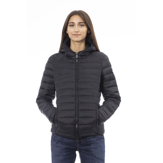 Chaqueta Nylon Negra Mujer