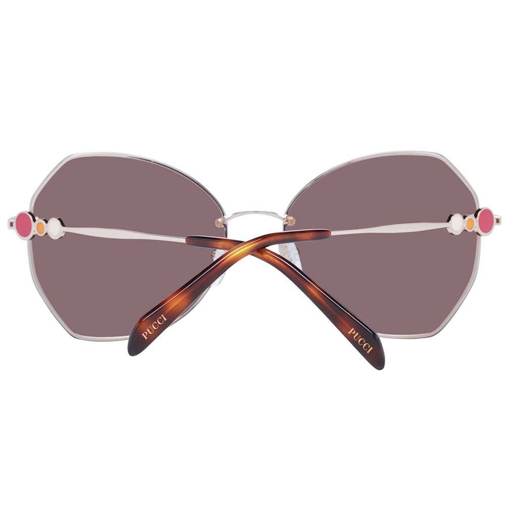 Gafas de sol para mujer en oro rosa