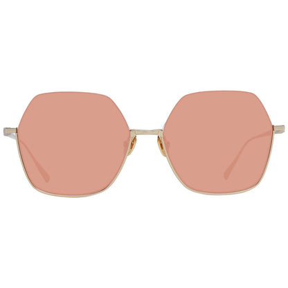 Gafas de sol doradas para mujer