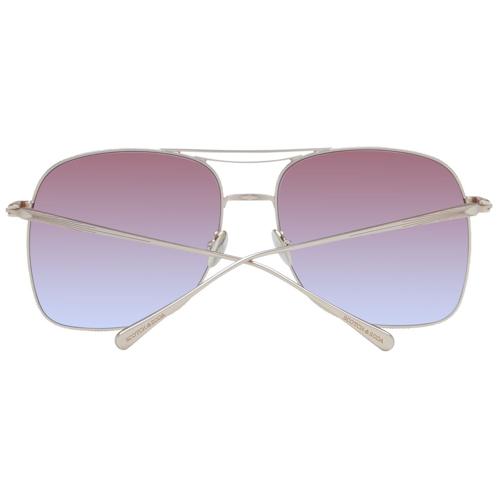 Gafas de sol doradas para mujer