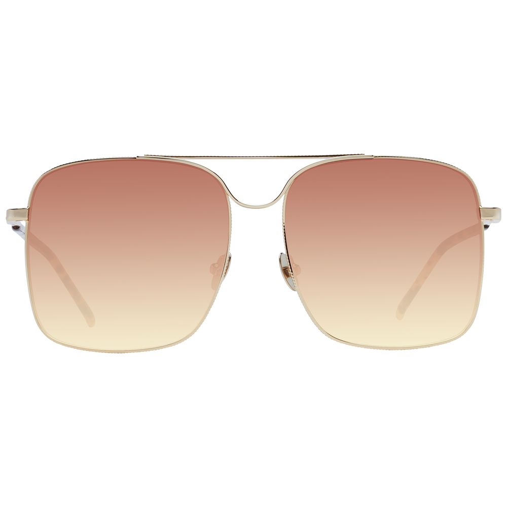 Gafas de sol doradas para mujer