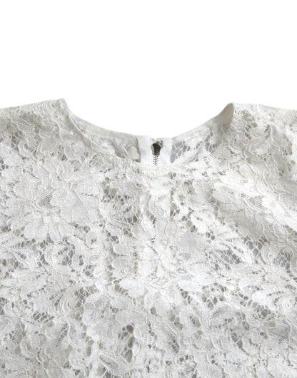 Elegant White Lace Blouse