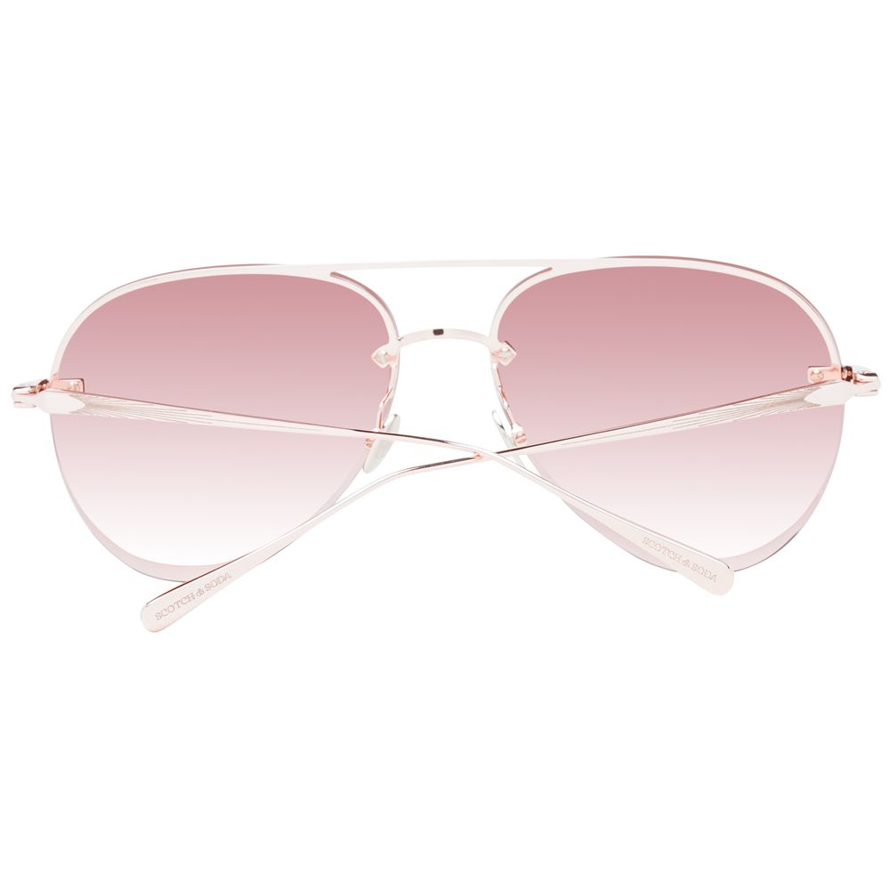 Gafas de sol de mujer en oro rosa