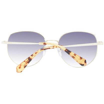 Gafas de sol doradas para mujer