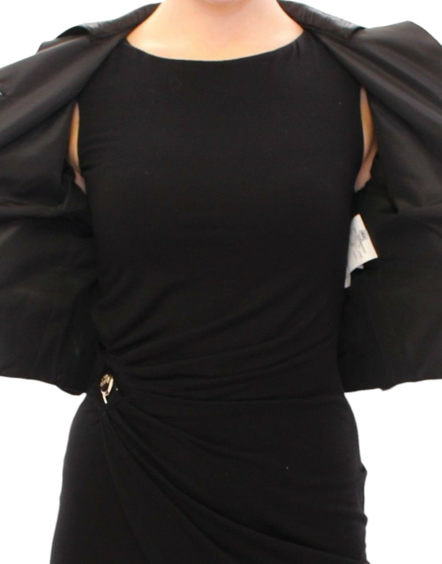 Elegant Black Bolero Shrug Jacket