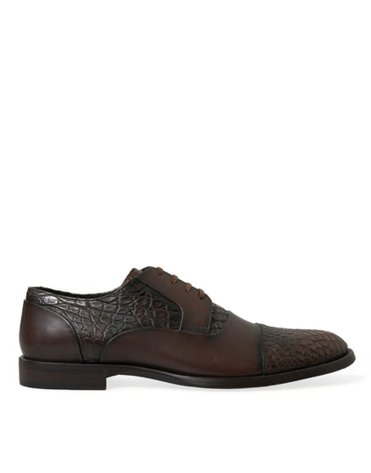 Elegantes zapatos de vestir Oxford de piel texturizada