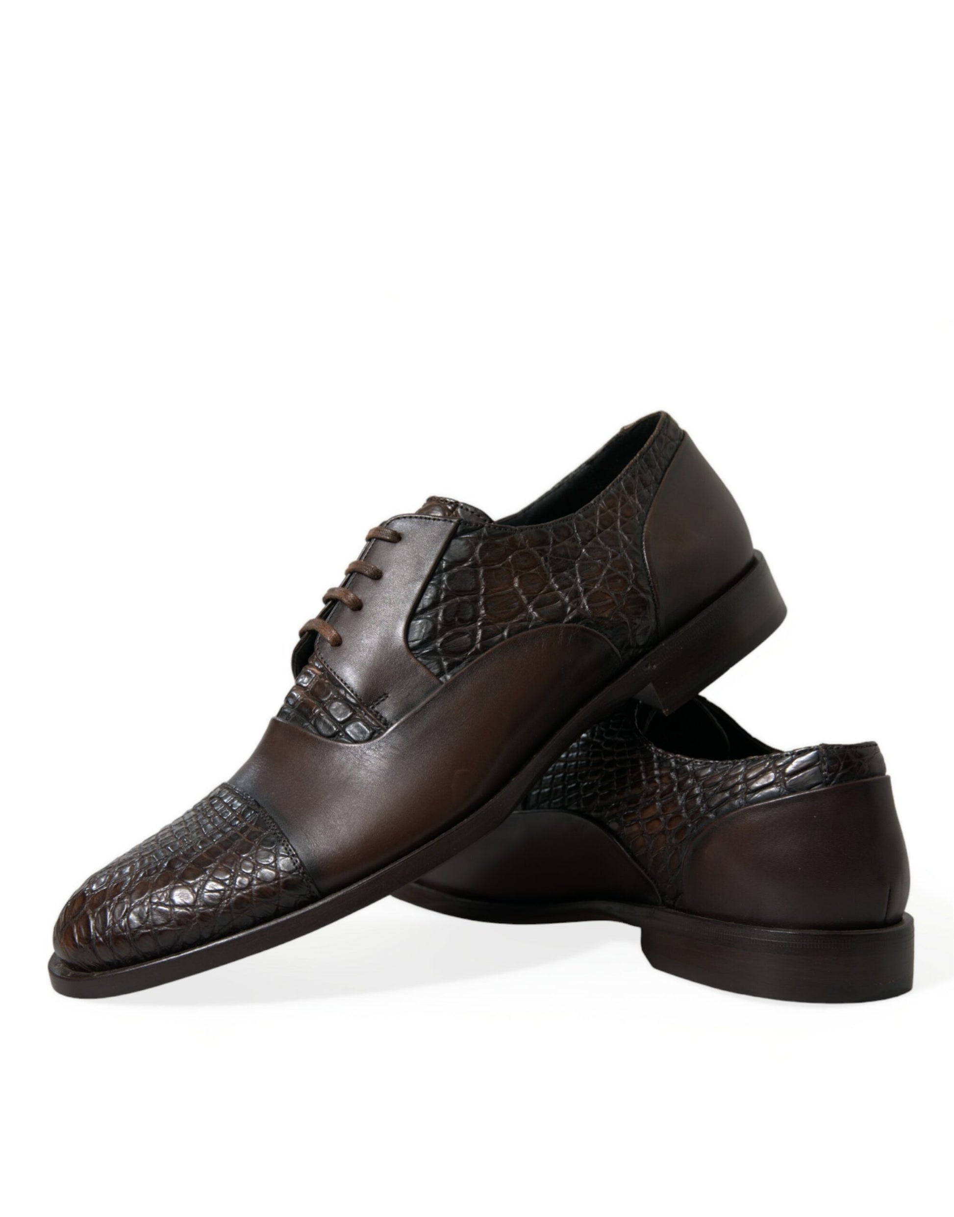 Elegantes zapatos de vestir Oxford de piel texturizada