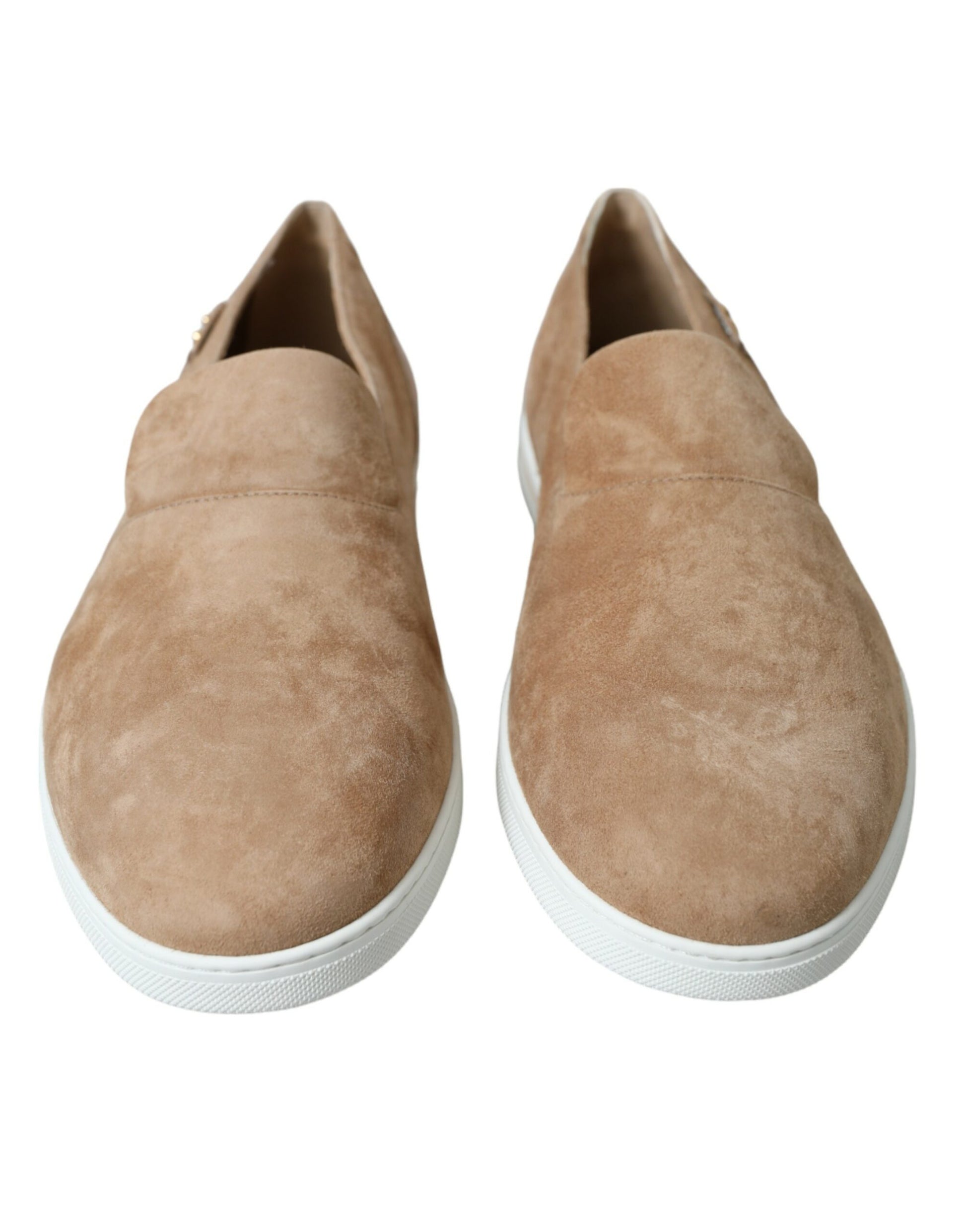 Mocasines elegantes de piel color beige