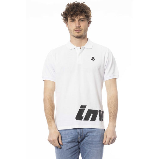 Polo de algodón blanco para hombre