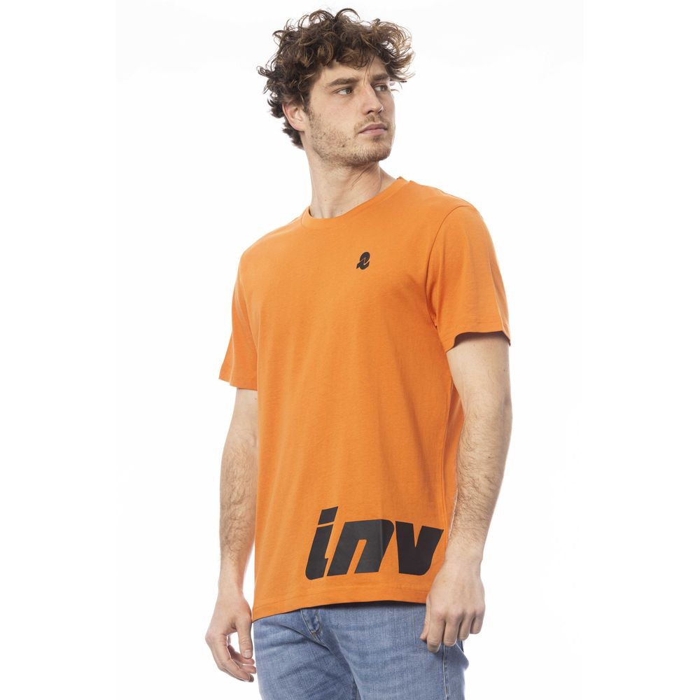 Camiseta de algodón naranja para hombre