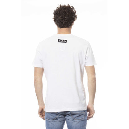 Camiseta de algodón blanca para hombre