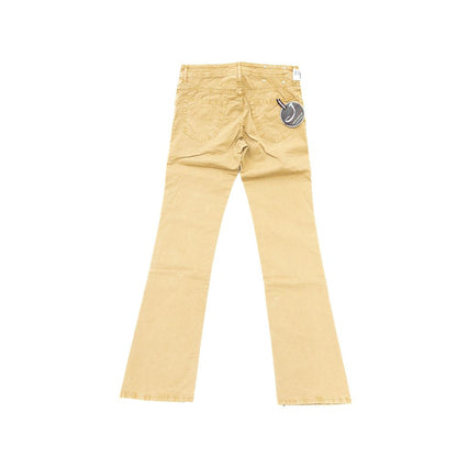 Jean de algodón beige para hombre