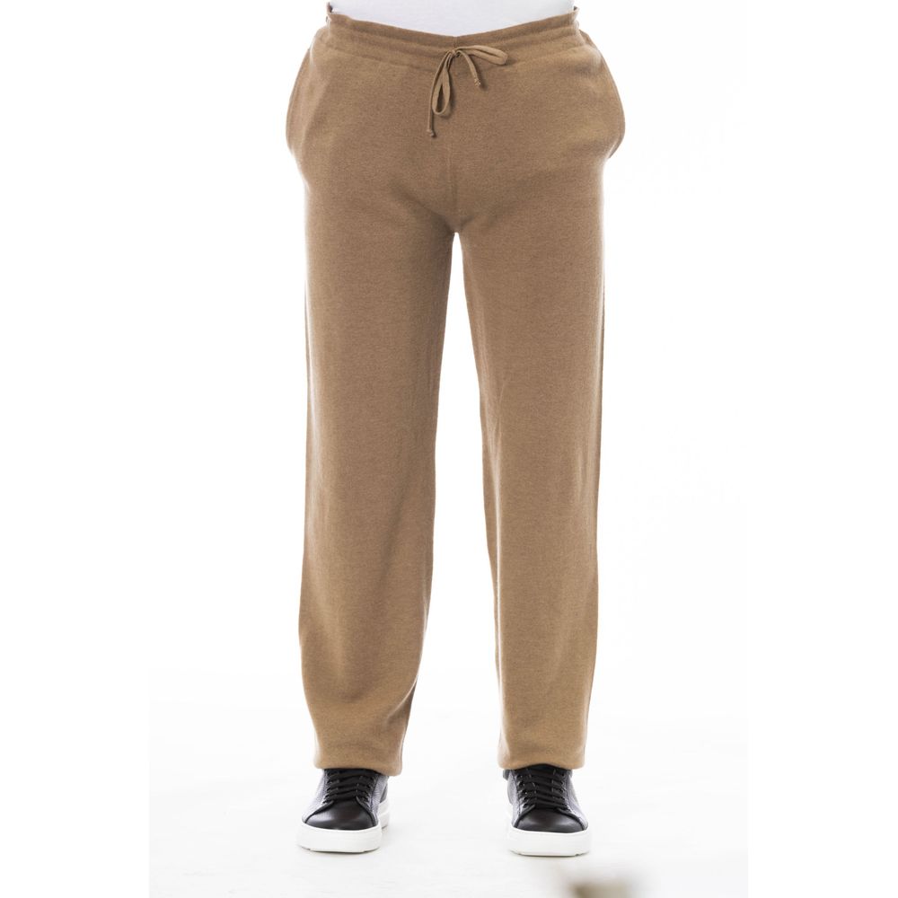 Pantalón de hombre de lino beige