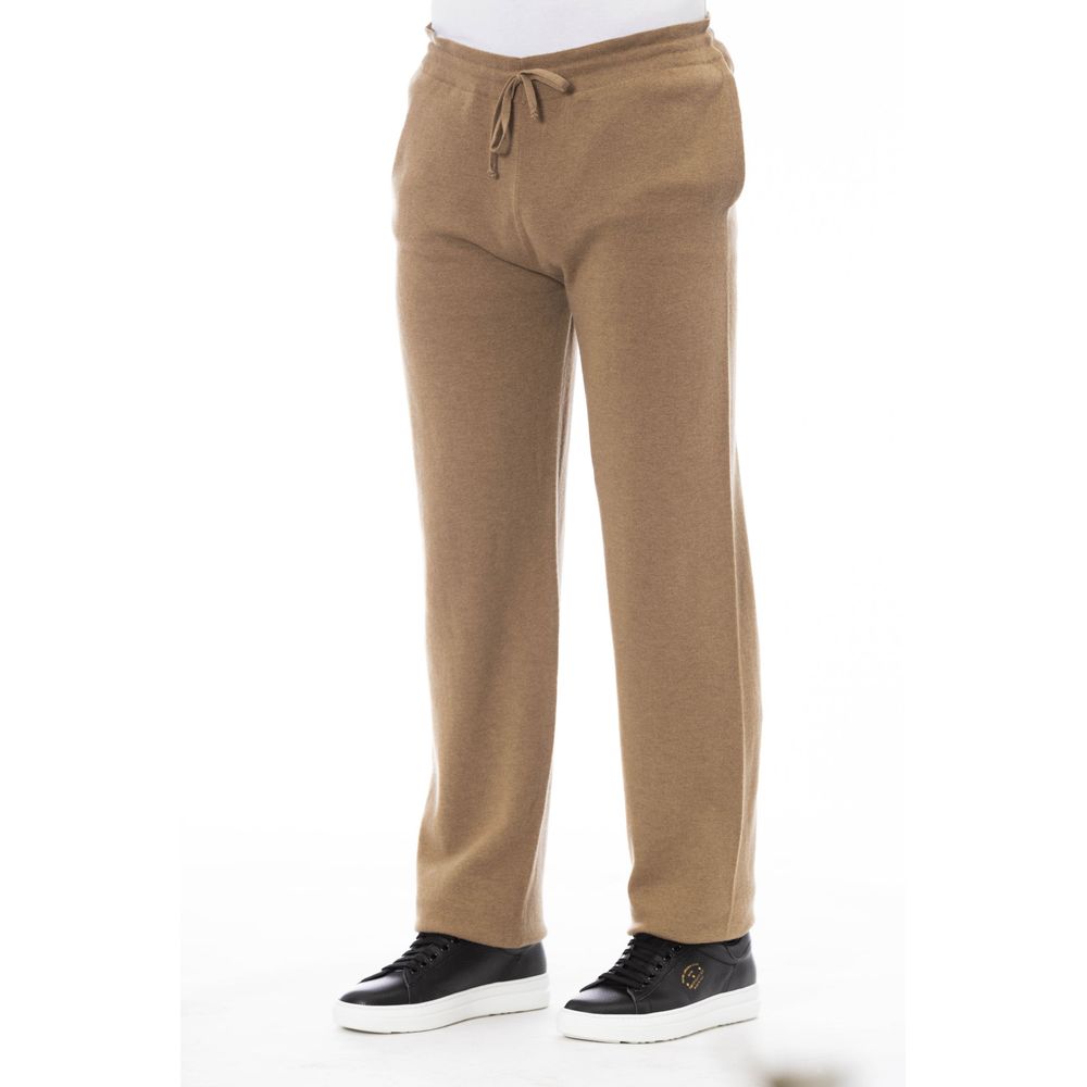 Pantalón de hombre de lino beige