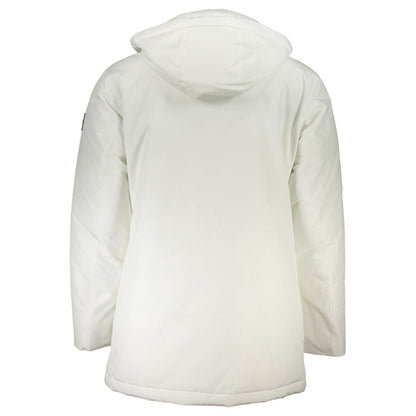 Chaqueta de hombre de poliamida blanca