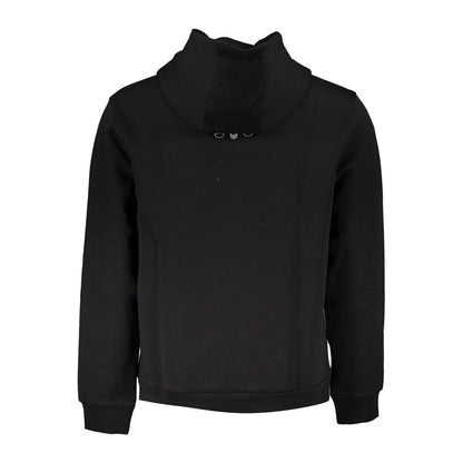 Sudadera negra de algodón para hombre