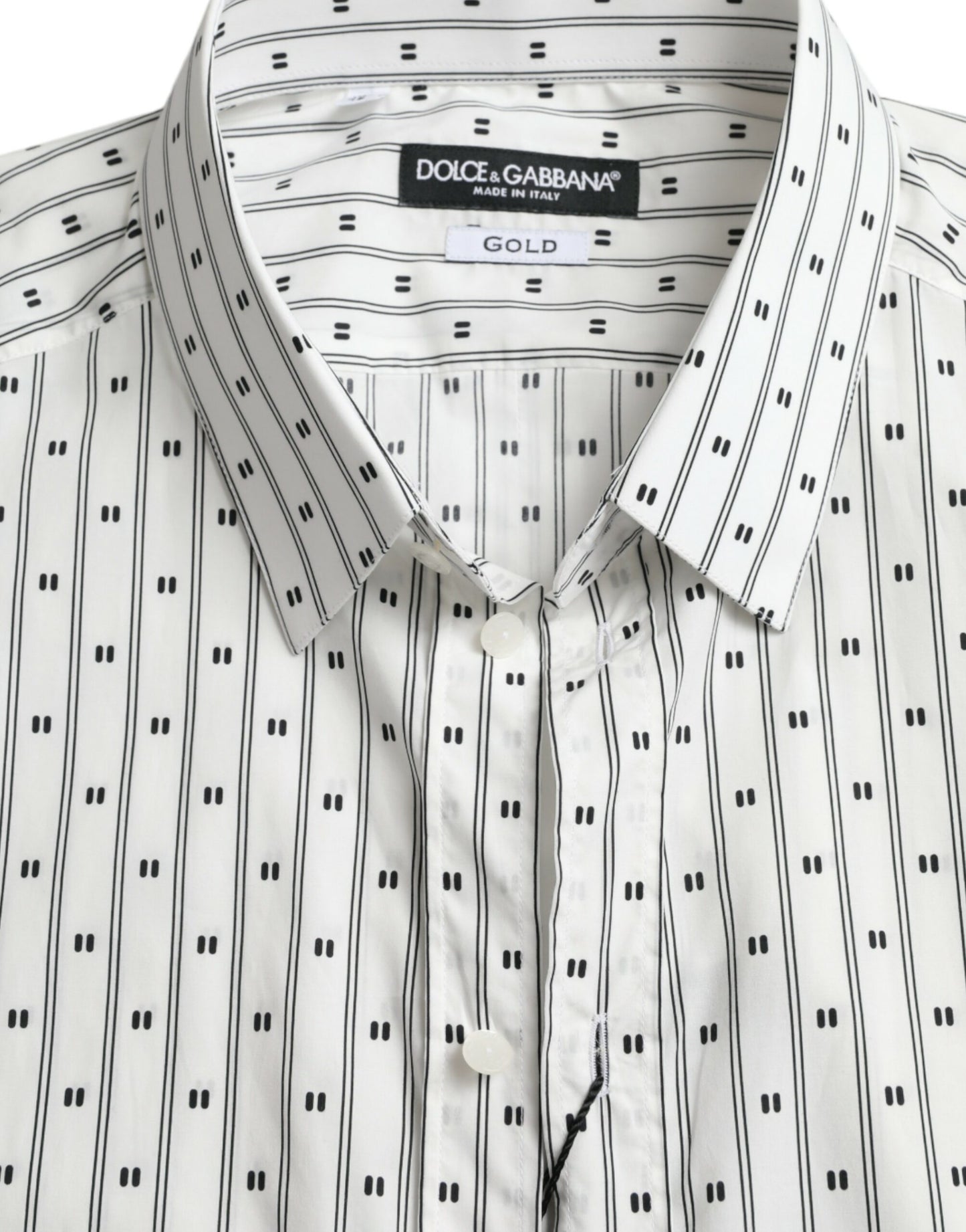 Camisa de vestir elegante de algodón blanco de corte ajustado