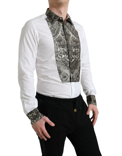 Elegant Slim Fit French Cuff Dress Shirt