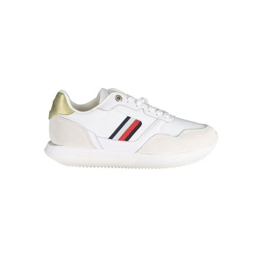 White Leather Women Sneaker