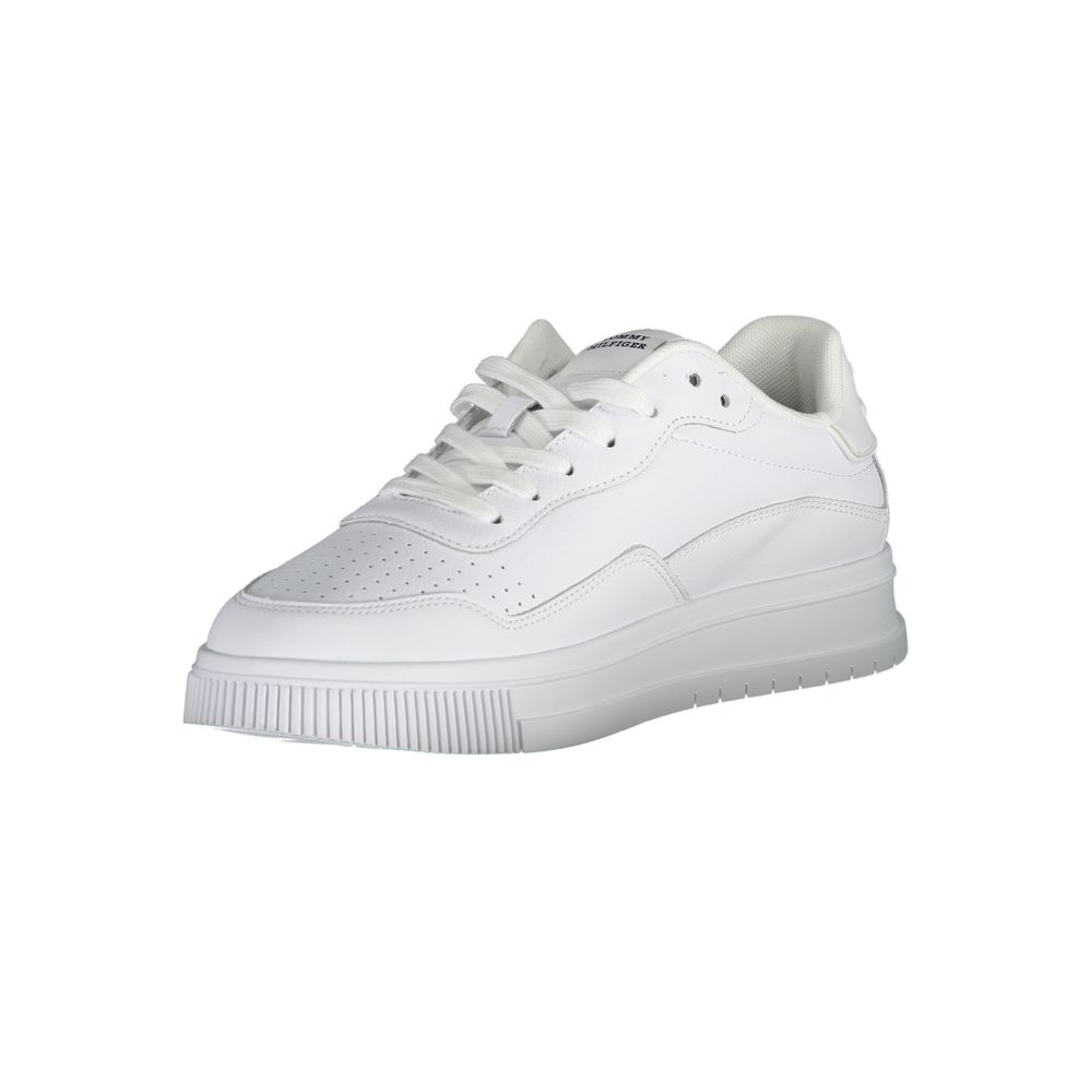 White Leather Men Sneaker