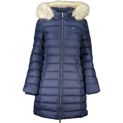 Blue Polyester Women Jacket