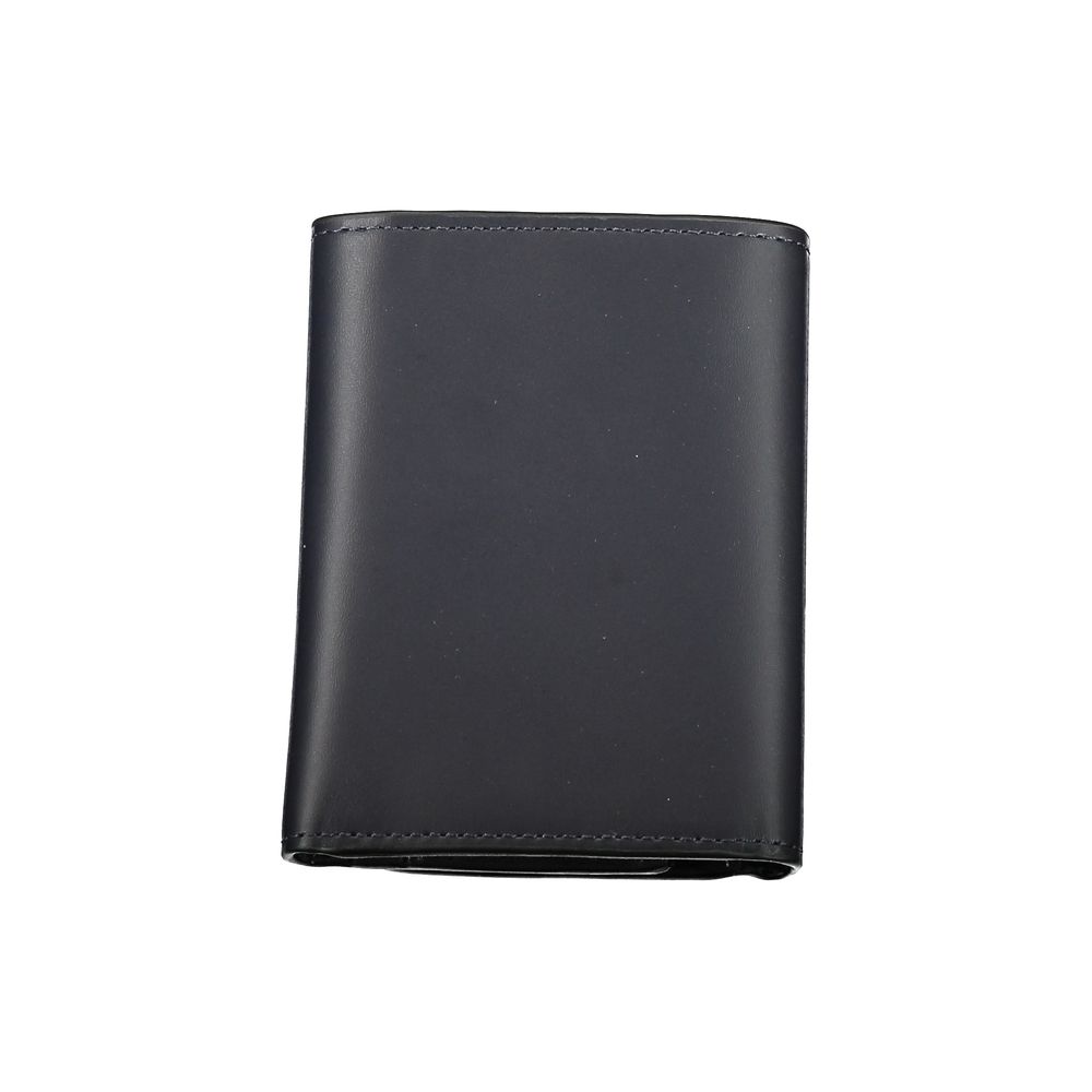 Elegant Blue Leather Wallet for Men