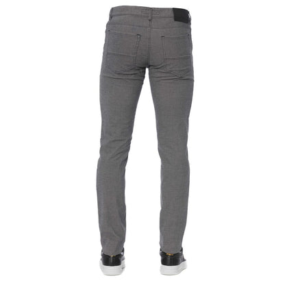 Gray Cotton Men's Pant