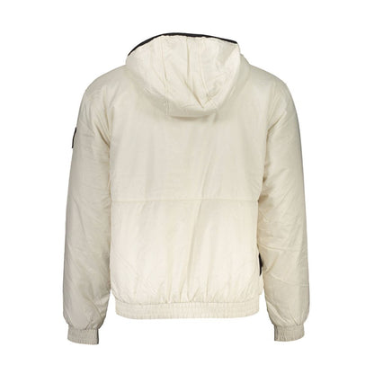 Elegant Beige Hooded Jacket – Timeless Outerwear