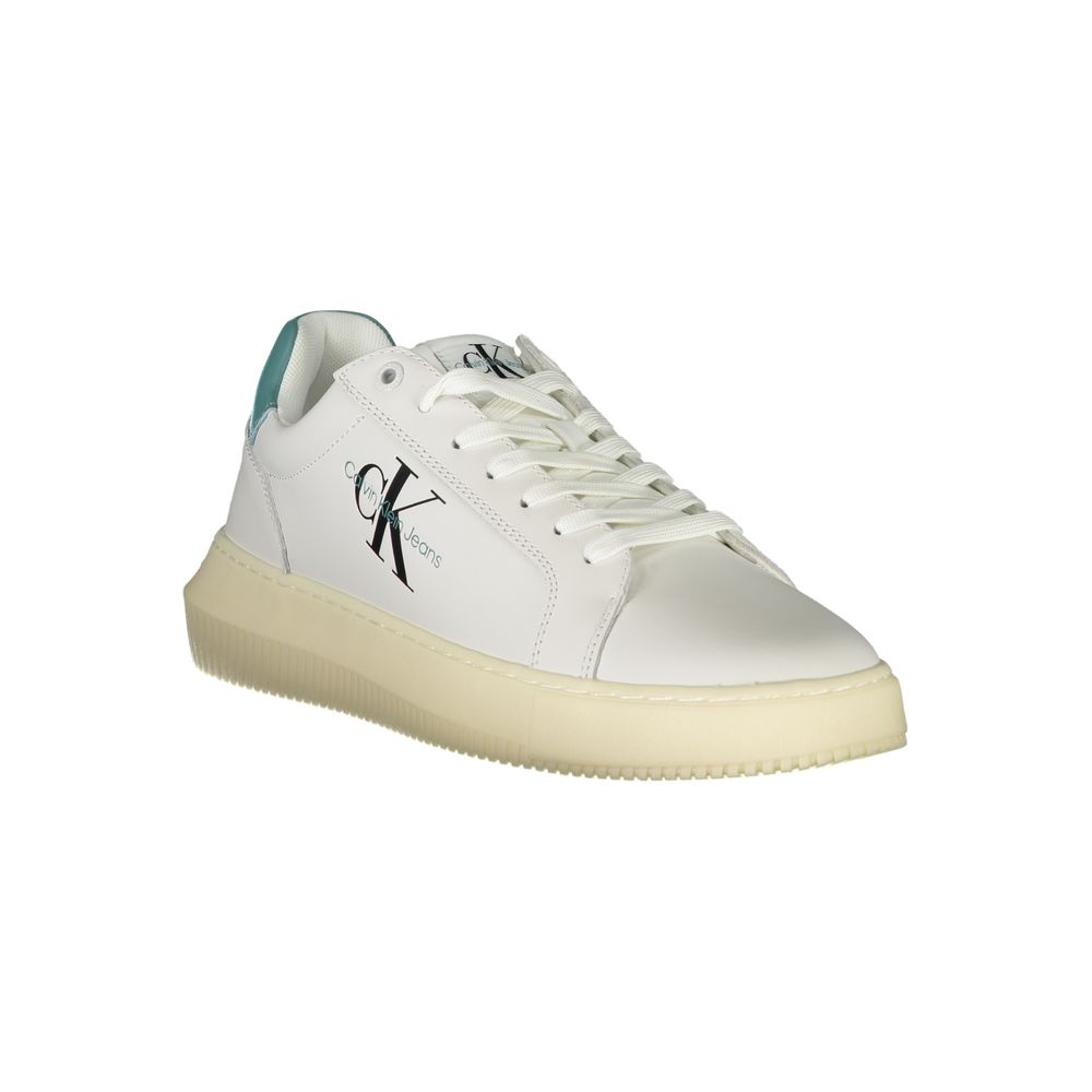 Sleek White Sneakers with Eco-Conscious Design