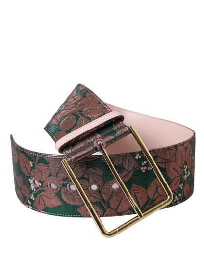 Multicolor High-Waist Statement Belt