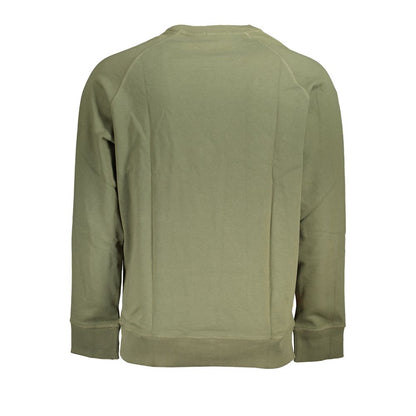 Classic Green Brushed Crew Neck Sweatshirt