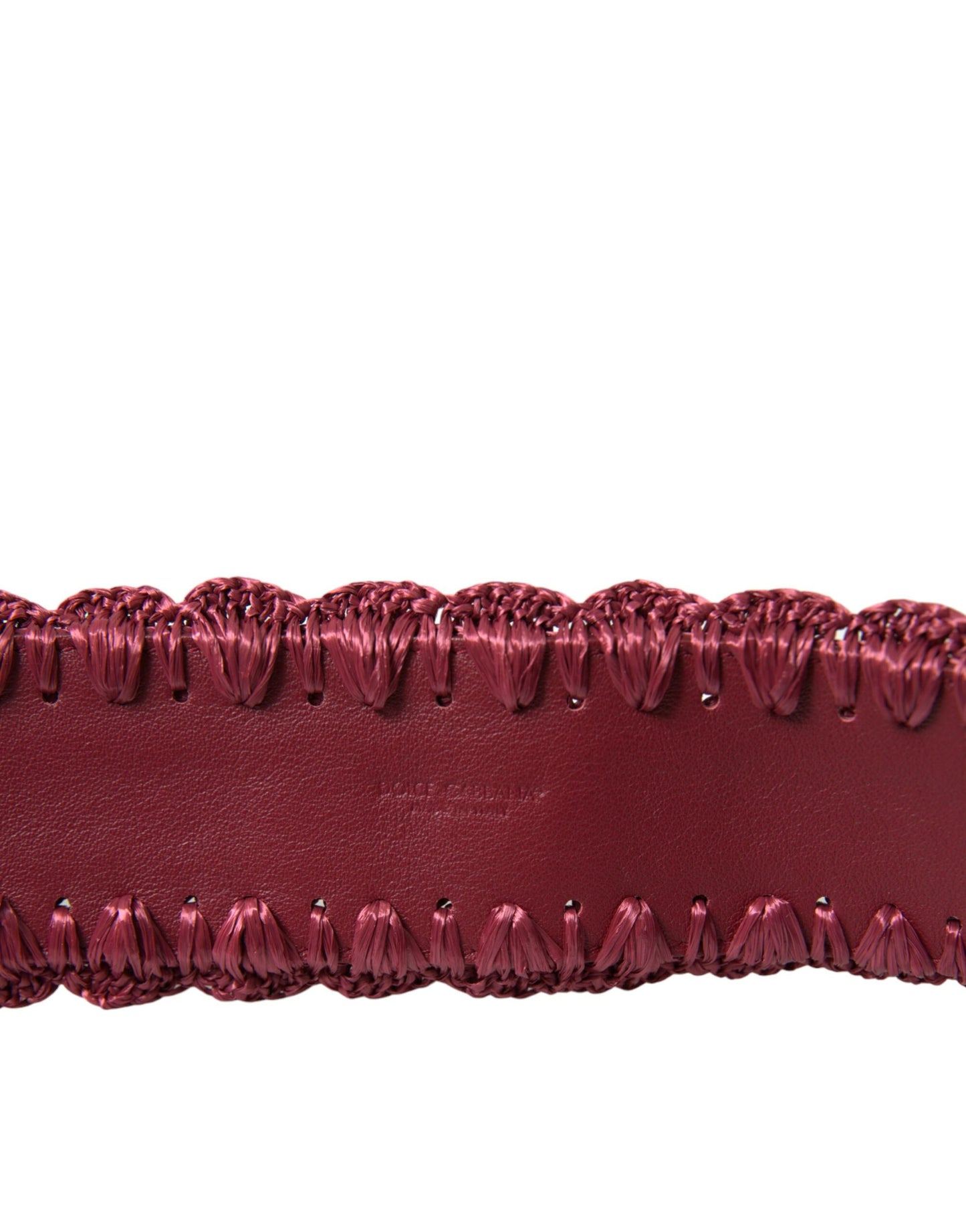 Maroon Elegance Canvas Waist Belt