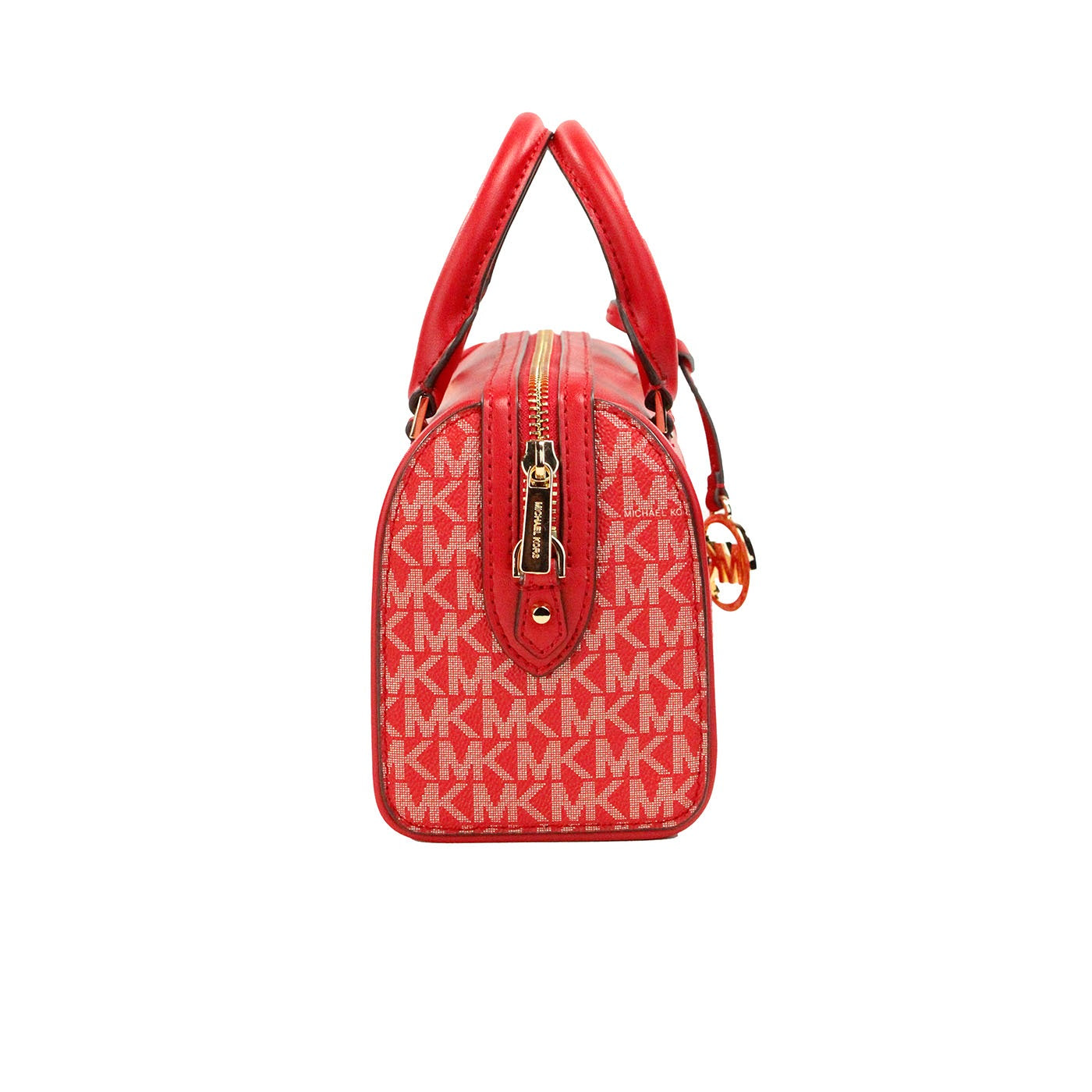 Bolsa de viaje XS Signature Duffle Crossbody de PVC en rojo brillante Monedero