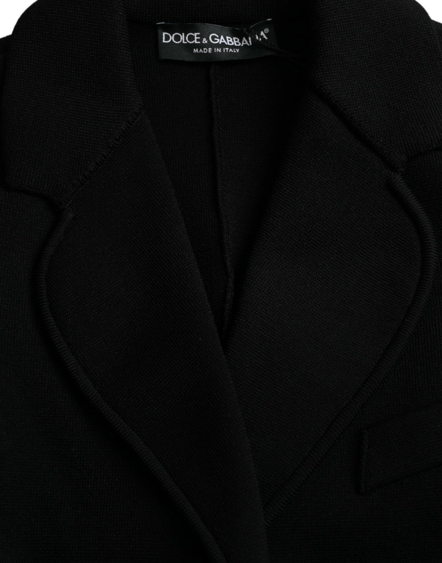 Elegante blazer negro de diseñador para mujer