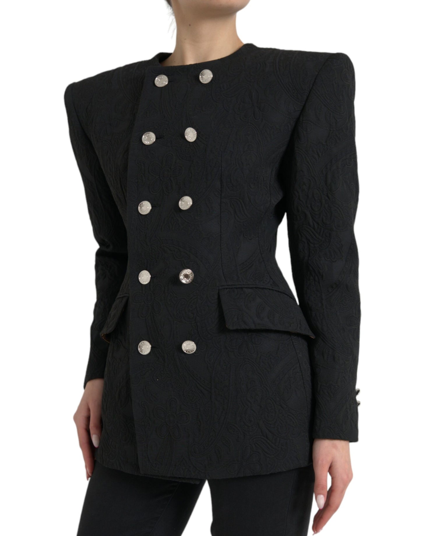 Chaqueta blazer elegante de doble botonadura