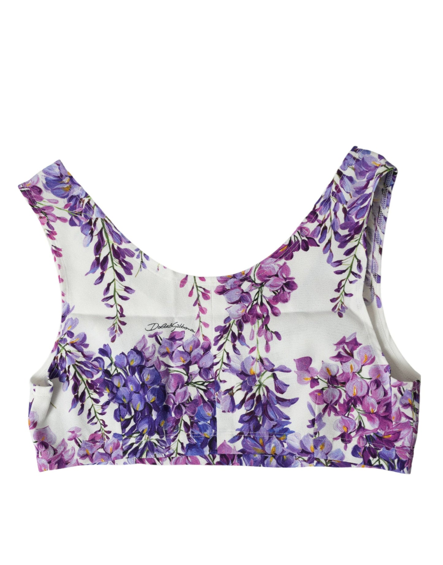 Elegant Floral Cropped Top