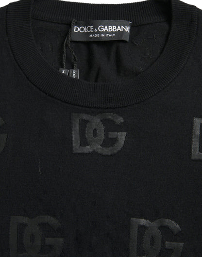 Black DG Logo Pullover Sweatshirt Sweater