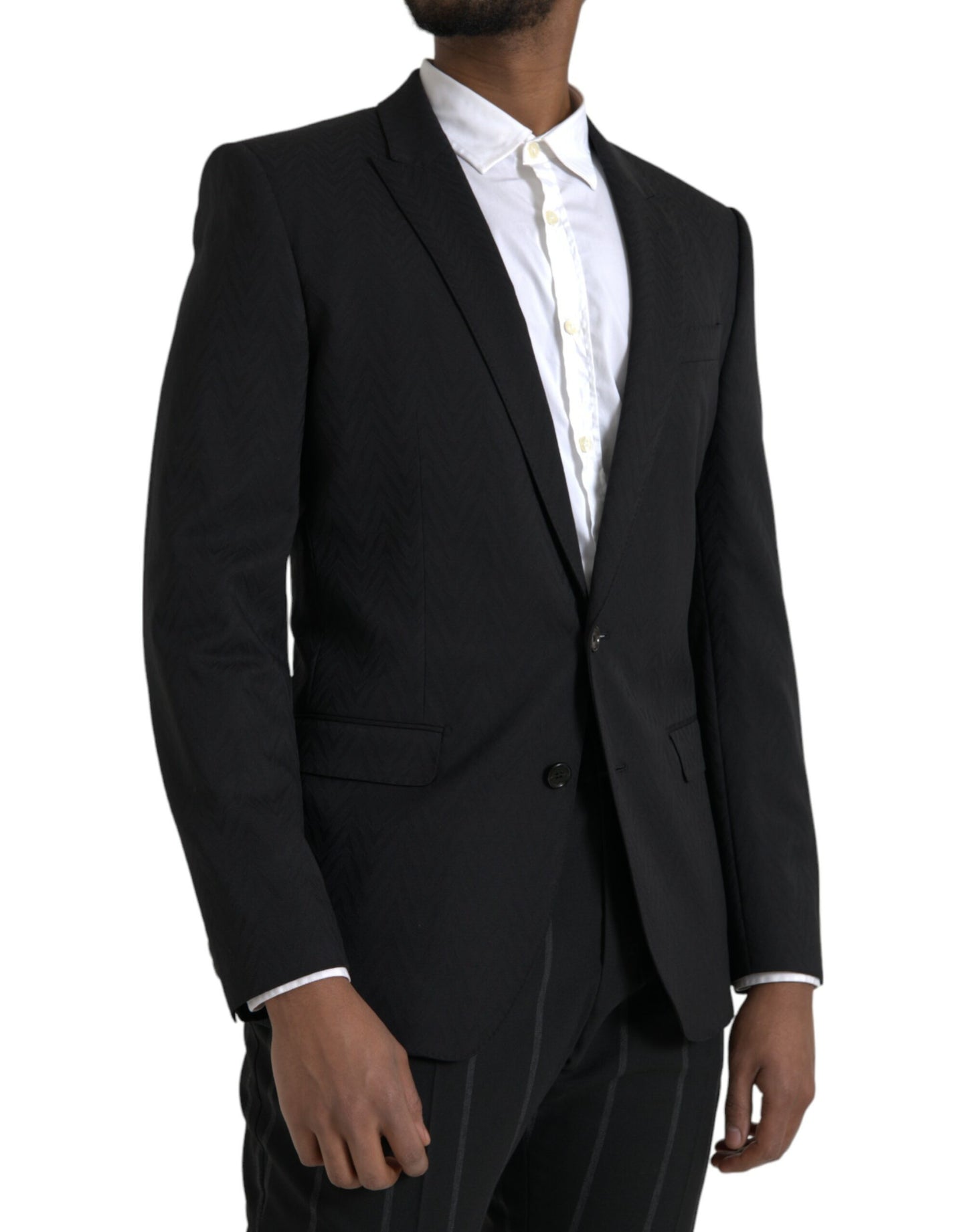 Black MARTINI Slim Fit Jacket Coat Blazer