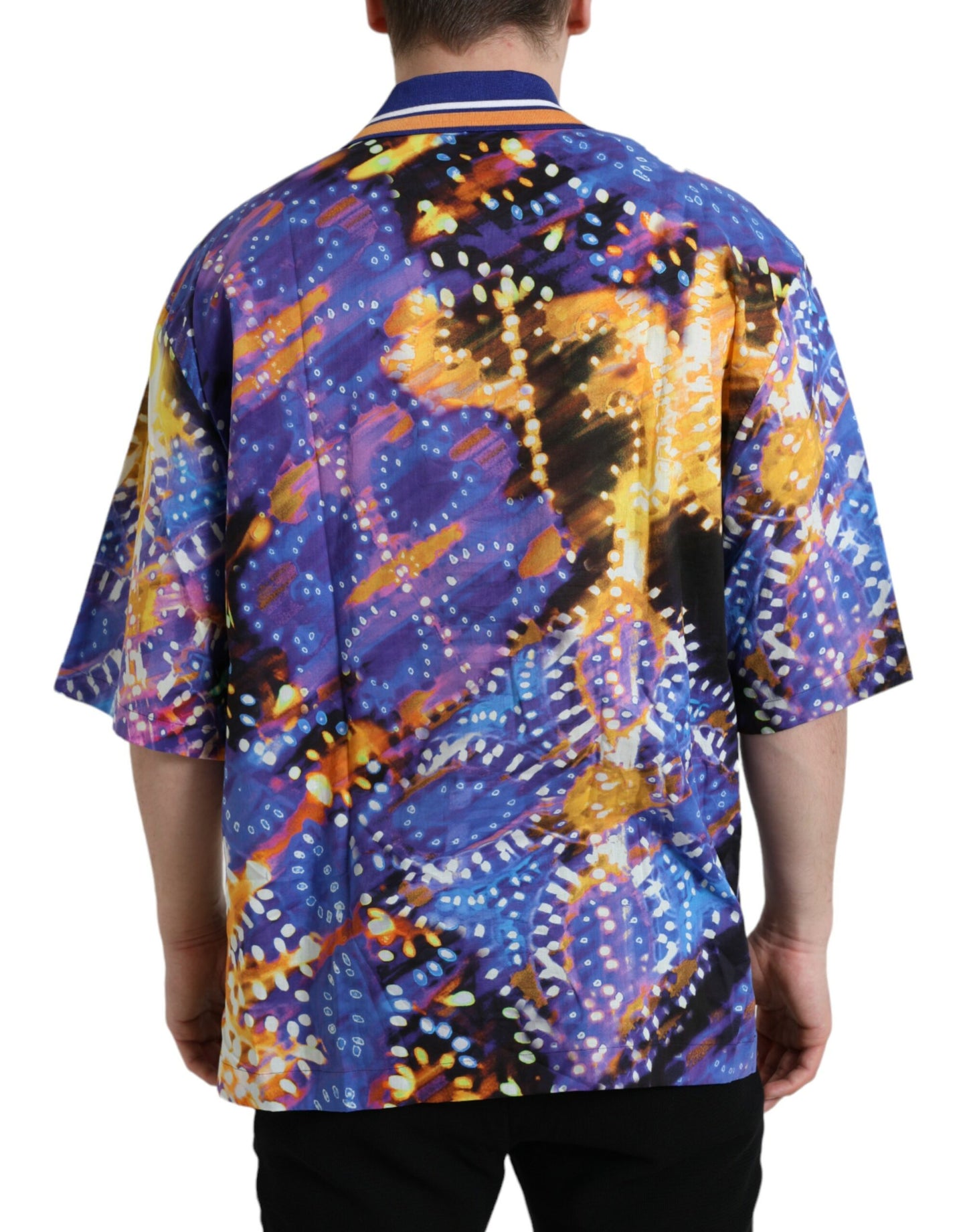 Multicolor Luminarie Print Cotton Casual Shirt