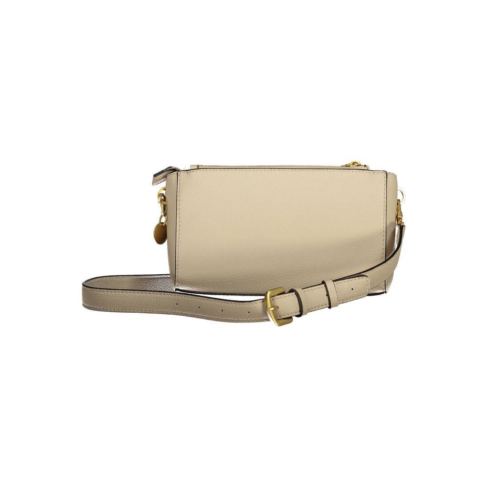 Beige Polyethylene Handbag