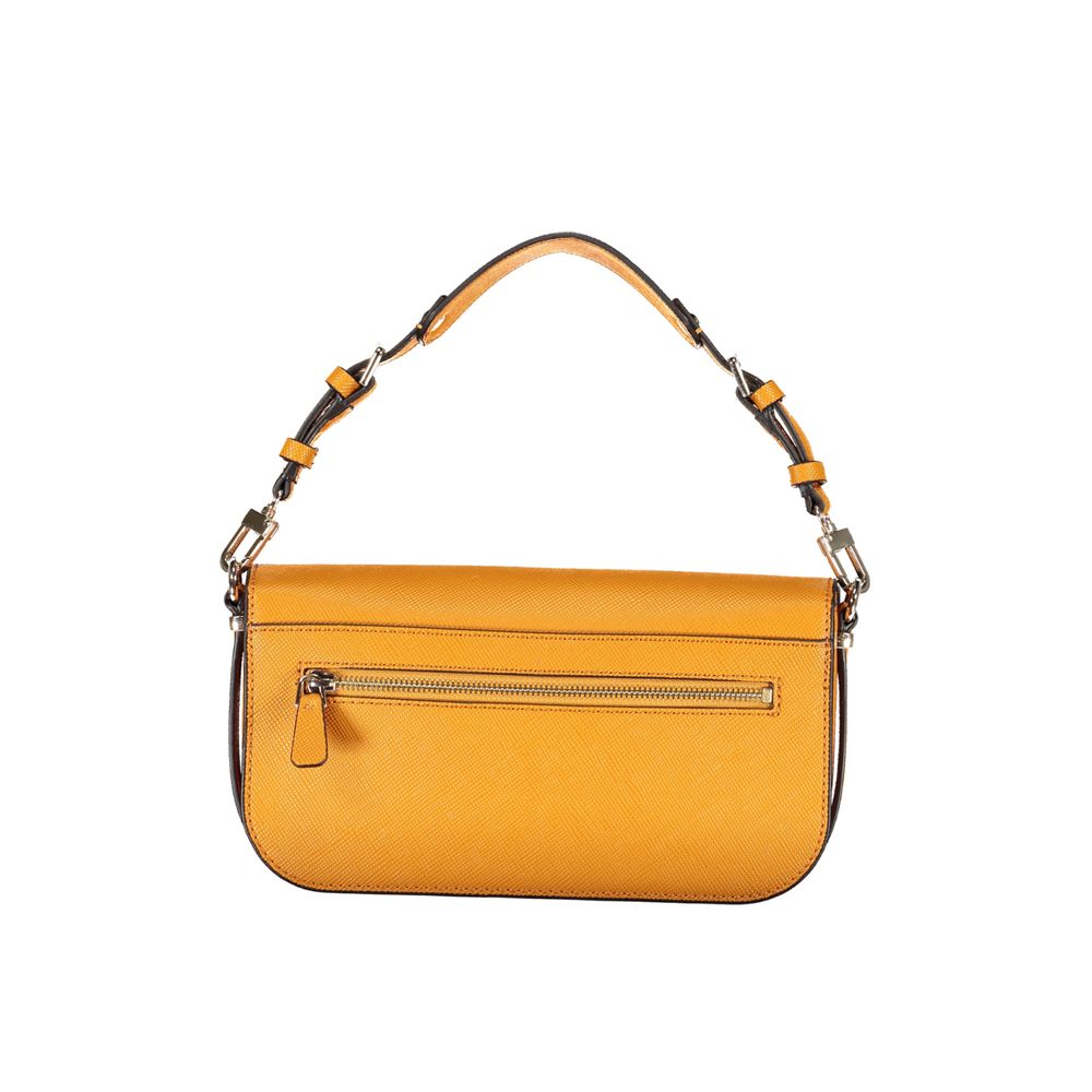 Bolso de mano de polietileno de color naranja