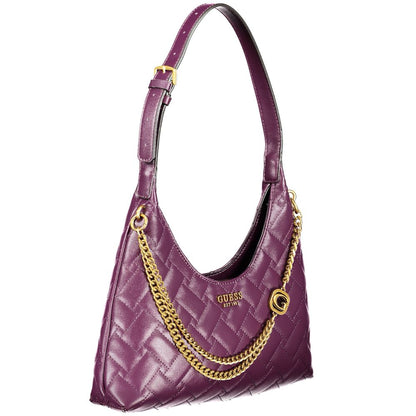 Purple Polyethylene Handbag