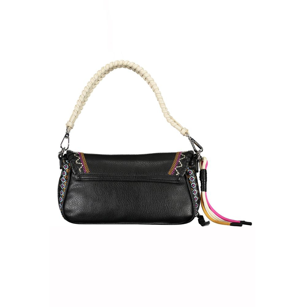 Bolso de mano de polietileno negro